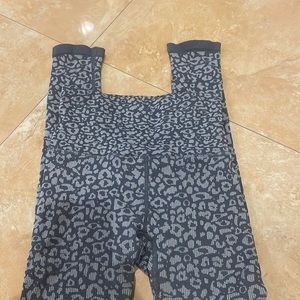 Free people intimates chettah gray leggings